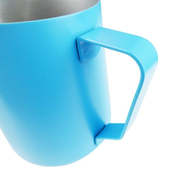 MING 600ML Non-stick Stainless Steel Latte Espresso Cappuccino Milk Jug Frothing Pitcher - Black N5