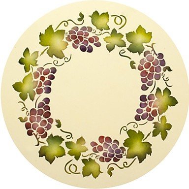 Sher FOUR-C Cake Decor Stencils Baking Supplies, Cookie And Coffee Stencils, Cupcake Decoration Template Mold,...