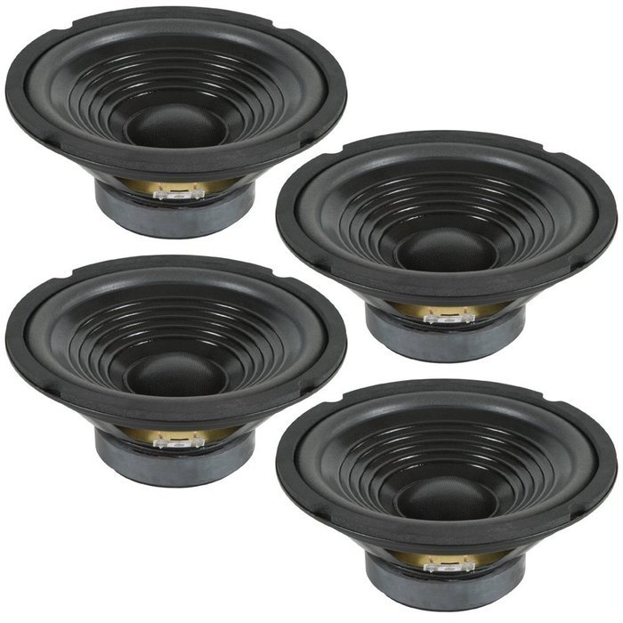 4 Goldwood GW-208/8 Replacement 8" Woofers 800 Watt 8ohm Subwoofer Speakers GW-208/8-4