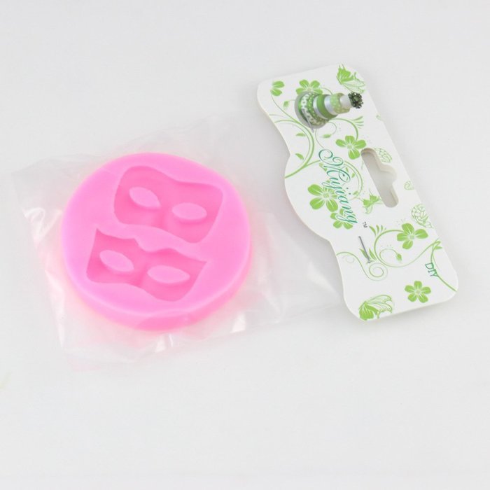 Mujiang Halloween Masks Silicone Fondant Molds Cake decorating Mould Jelly Candy Chocolate Mold N8