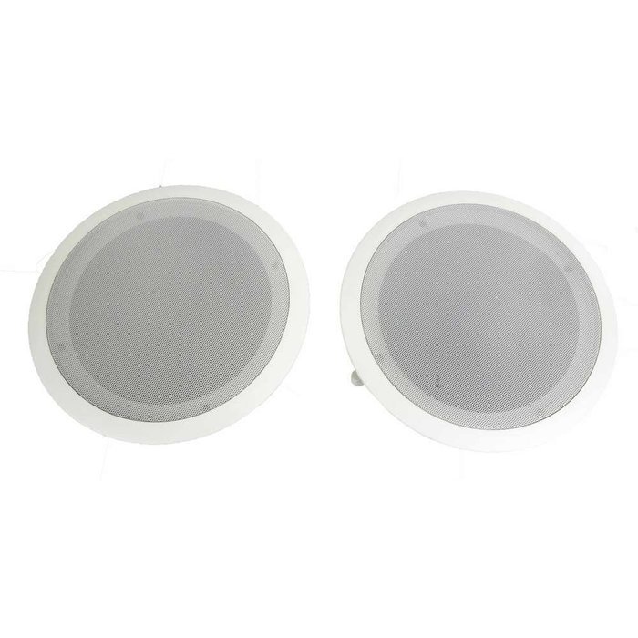 NEW PYLE PDIC81RD 8" 1000W Round Wall And Ceiling Home Speakers 2 PAIR N2