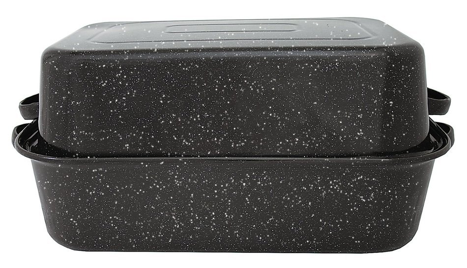 Granite Ware 0511-3 Covered Rectangular Roaster 21.25 x 14 x 8.5 Inches N2