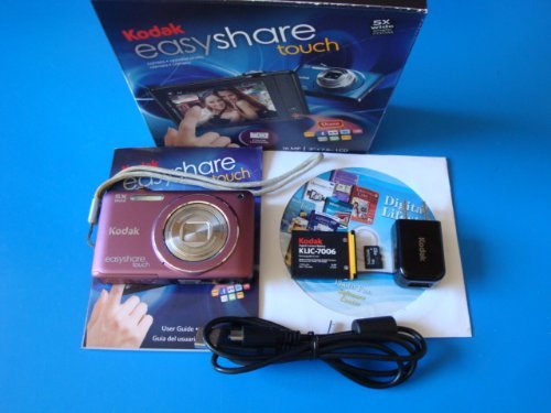 Kodak Easyshare Touch M5370 16 MP Digital Camera with 5x Optical Zoom, HD Video Capture and 3.0-Inch Capacitive... N10