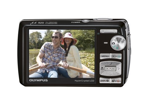 Olympus Stylus 820 8 MP Digital Camera with Digital Image Stabilized 5x Optical Zoom (Black)