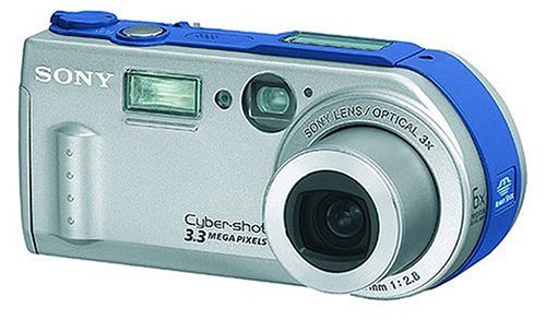 Sony Cyber-shot DSC-P1 3.3 MP 3x Optical Zoom Digital camera (Metallic Silver) N2