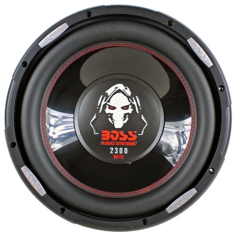 Boss P126DVC 12" 2300 Watt Car Subwoofer + Hatchback Sub Enclosure Box N3