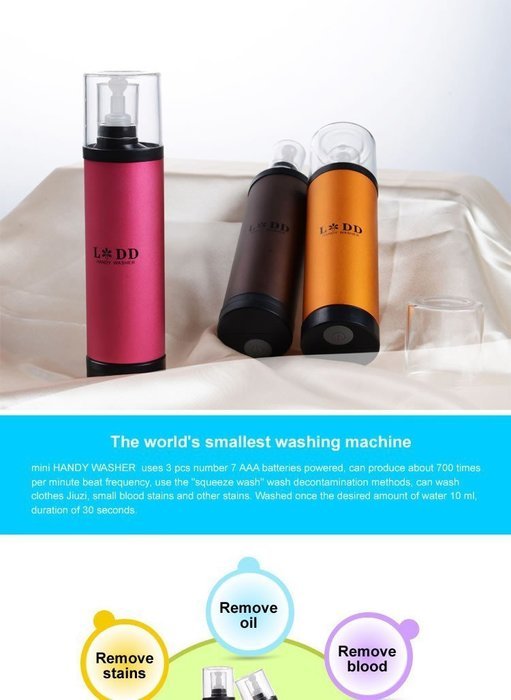 Apltch&reg; World's First Pocket Washing Machine High-Speed Washing Mini Portable LDD Electric Handy Washer Extrusion... N4
