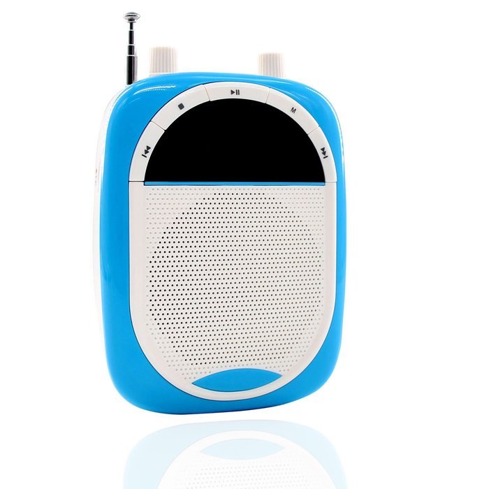 Xcellent Global Portable 10W Rechargeable Voice Amplifier with Waistband Headset & Belt Clip, Support MP3 Player... N2