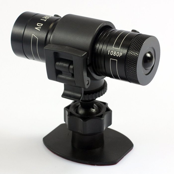 Multifunction Sports DV Mini F9 DVR HD Camera H.264 5.0M Pix for Traveling Outdoor Sports - Black