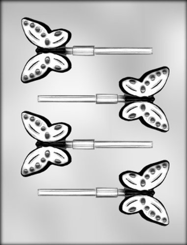 CK Products 2-3/4-Inch Thick Butterfly Sucker Chocolate Mold