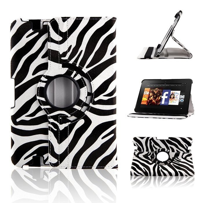 TOPCHANCES Auto Sleep/Wake Function 360 Degree Rotating Smart Case Cover for 8.9 inch Kindle Fire HD(2012 Version... N7