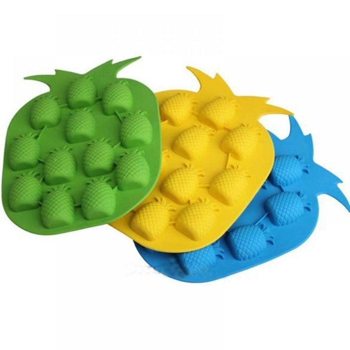 GOOTRADES Pineapple Ice Cube Chocolate Soap Tray Mold Silicone Party Maker N2