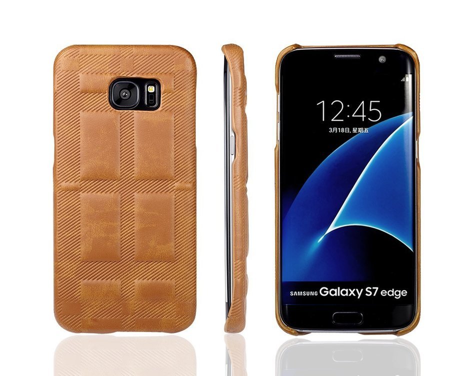 SAMSUNG GALAXY S7EDGE CASE ,Aroko Phone Case, Handmade Pu Leather Hard S7edge Only! Phone Case, Fashion Genuine... N30