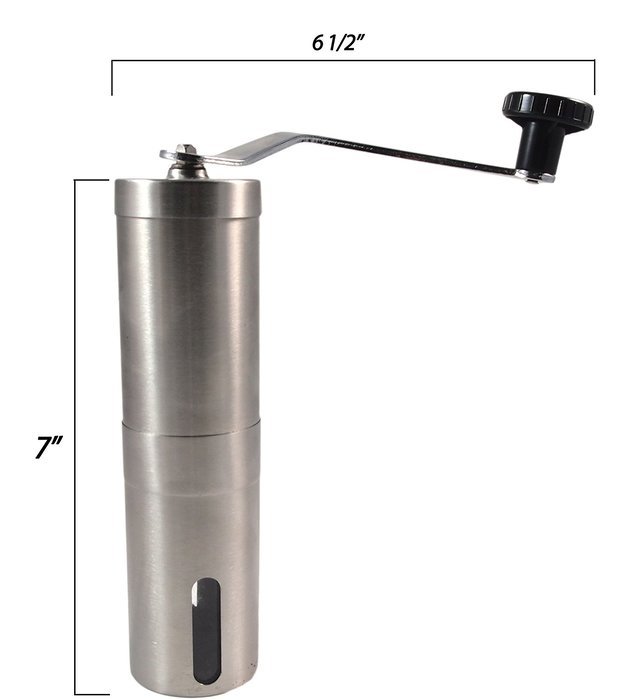 Turkish Ultra Fine Hand Coffee Grinder, Ceramic Grinder Burr Allows Proper Turkish Grind N7
