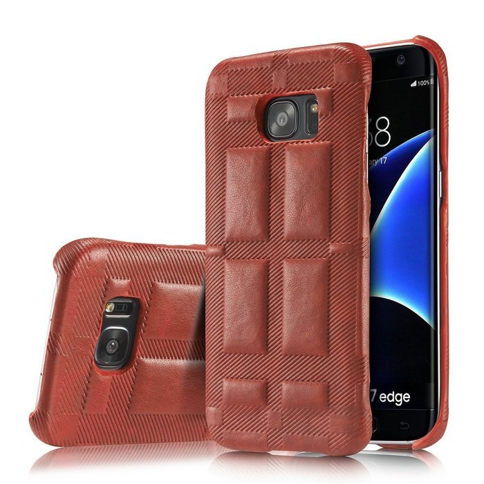 SAMSUNG GALAXY S7EDGE CASE ,Aroko Phone Case, Handmade Pu Leather Hard S7edge Only! Phone Case, Fashion Genuine... N39