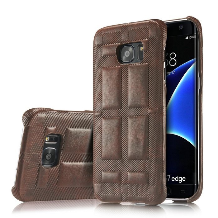 SAMSUNG GALAXY S7EDGE CASE ,Aroko Phone Case, Handmade Pu Leather Hard S7edge Only! Phone Case, Fashion Genuine... N40