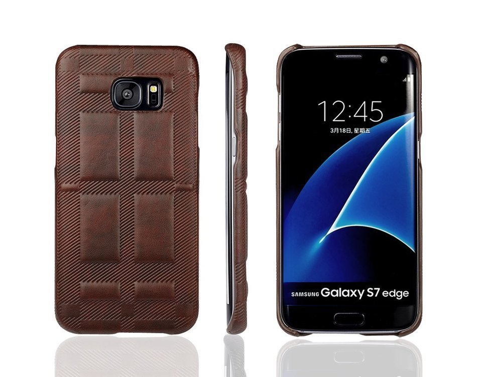 SAMSUNG GALAXY S7EDGE CASE ,Aroko Phone Case, Handmade Pu Leather Hard S7edge Only! Phone Case, Fashion Genuine... N41