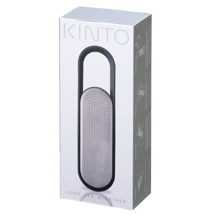 White Loop Tea Strainer by Kinto N3