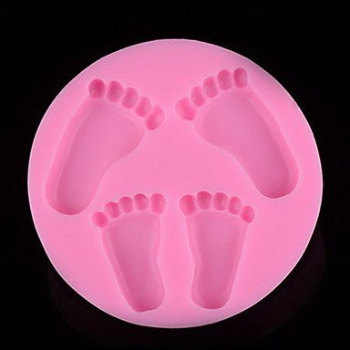 Y&XL&H Fashion DIY Eco-Friendly Silicone Feet Style Cake Decoration Tools Barware Kitchen