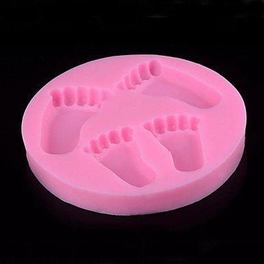 Y&XL&H Fashion DIY Eco-Friendly Silicone Feet Style Cake Decoration Tools Barware Kitchen N2
