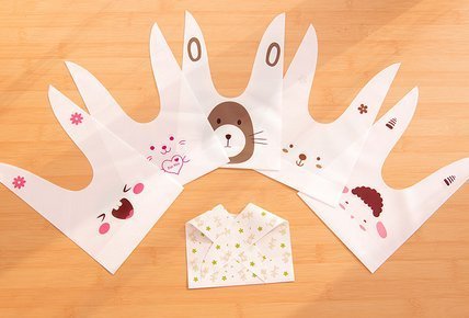 ONOR-Tech 50 PCS Lovely Cute OPP Cookie Bakery Candy Biscuit Treat Gift DIY Plastic Bag (Style-2) N14