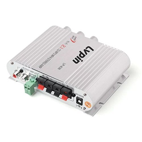 PaddSun 200W 12V Super Bass Mini Hi-Fi Stereo Amplifier Booster Radio MP3 for Car Home Bus Boat N4