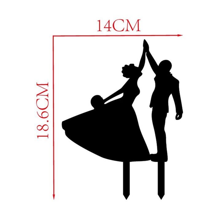 Cake Topper Of Bridal Or Party Mr And Mrs