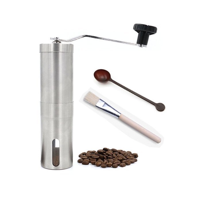 Lavinrose Manual Coffee Grinder for Pour Over, French Press, Espresso & Drip Coffee Brewing - Stainless Steel...