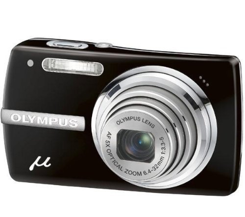 Olympus Stylus 820 8 MP Digital Camera with Digital Image Stabilized 5x Optical Zoom (Black) N2