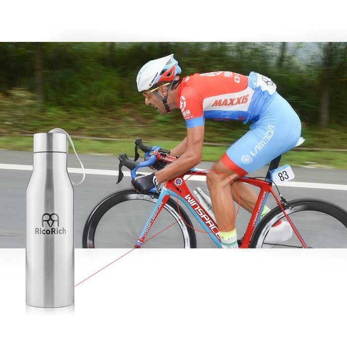 RicoRich Double Walled Vacuum Insulated Stainless Steel Sport Water Bottle,Outdoors Travel Thermoses Bottles,BPA... N11