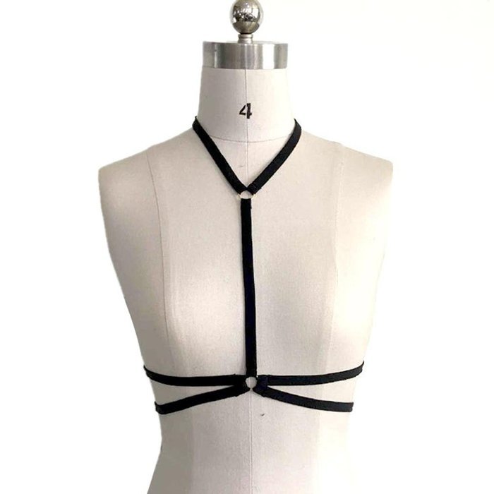 Underwear, PHOTNO Women Bandage Alluring Harness Elastic Cage Strappy Hollow Out Bra Bustier N3