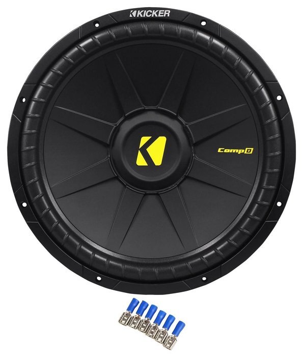 Kicker 40CWD154 CompD 15" 1200W Car Audio Subwoofer+Sealed Sub Box Enclosure