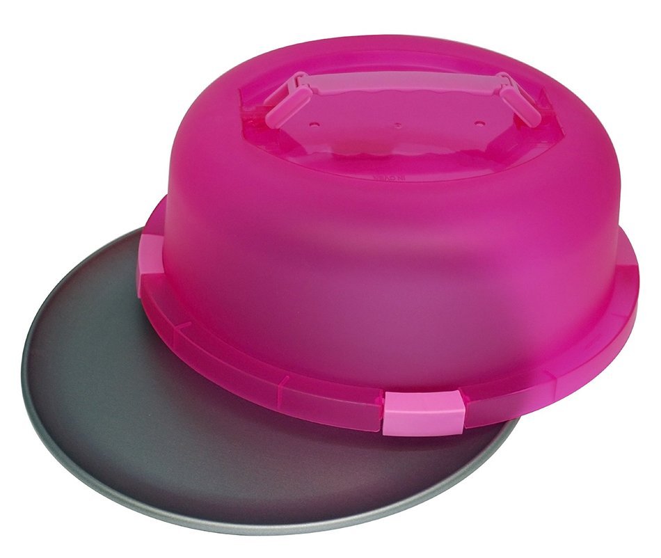 OvenStuff Non-Stick 12 Inch Cake Carrier with Cover and Handles N2