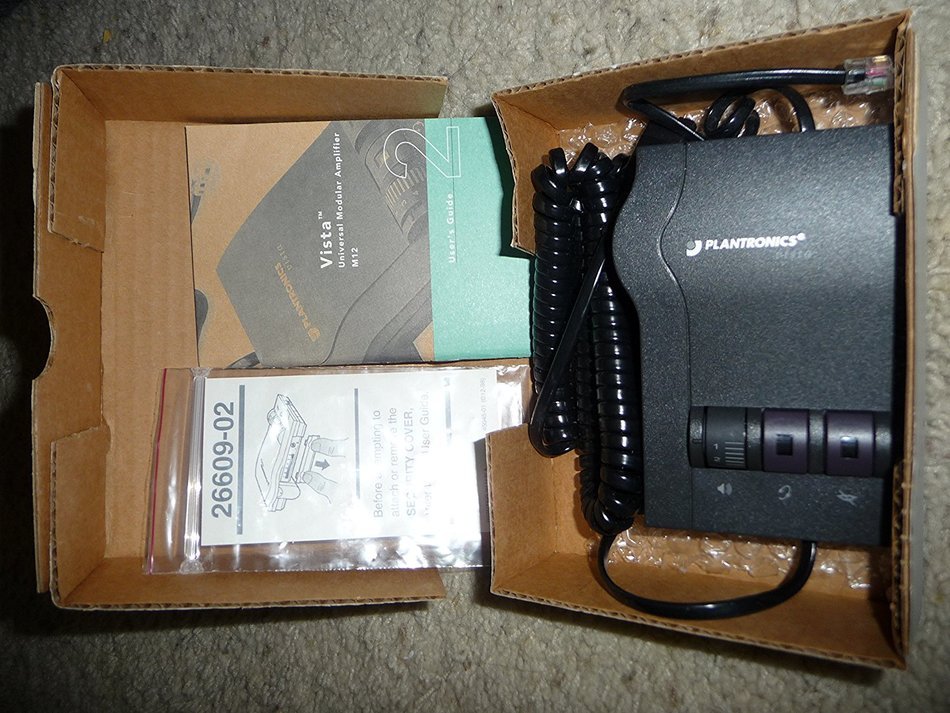 Plantronics M12 Vista Headset Amplifier