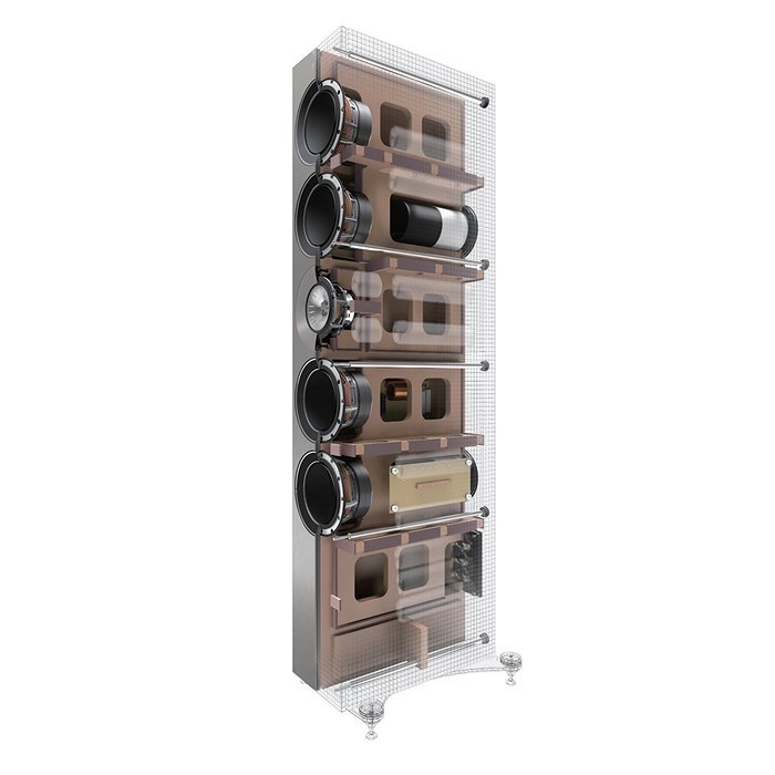 KEF REFERENCE 5 Floorstanding Loudspeaker - High Gloss Piano Black (Pair) N8
