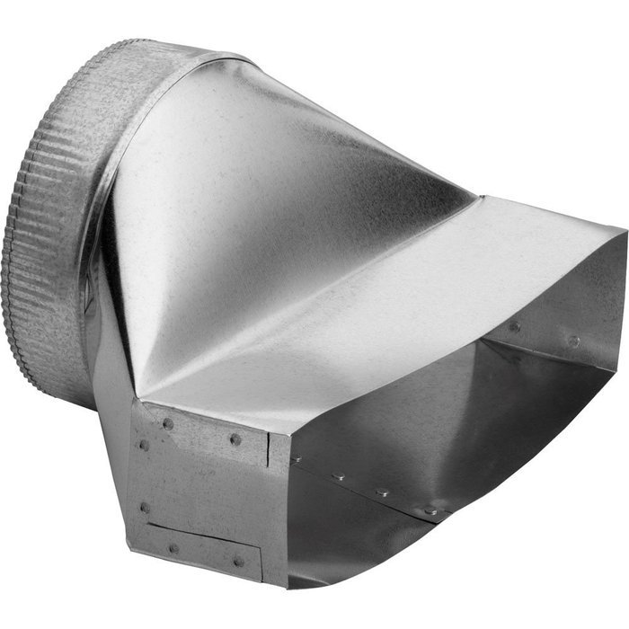 Broan 459 Transition 3-1/4" x 14" to 8" Round