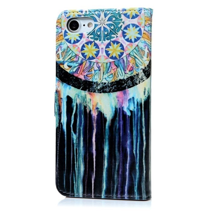 iPhone 7 Case (4.7 inch) - Wallet Folio Flip Premuim PU Leather Case Colorful Print Design with Stand Magnetic... N32