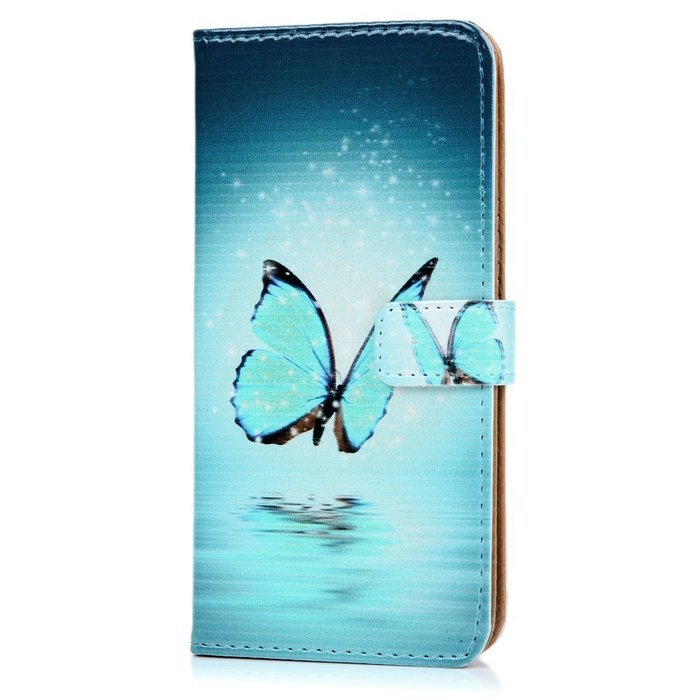 iPhone 7 Case (4.7 inch) - Wallet Folio Flip Premuim PU Leather Case Colorful Print Design with Stand Magnetic... N33