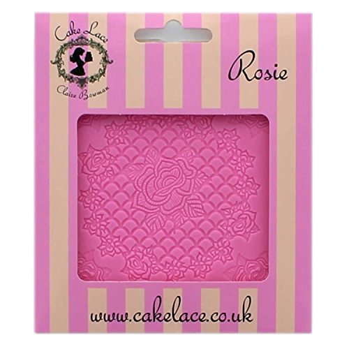 Rosie Cupcake 3D Silicone Lace Mat by Claire Bowman N4