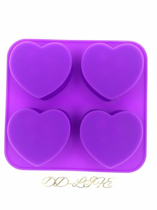 Basic Square Heart Oval Round Soap Silicone Mold Candle Making for Homemade N3