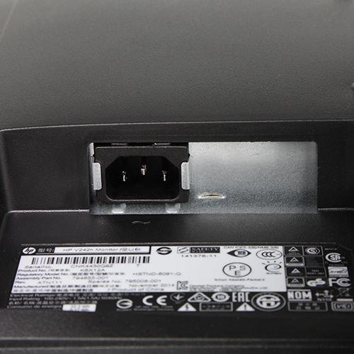 HP V242h 24" LED Backlit Monitor - 1920 x 1080, 16:9, 0.276 mm, 5ms, HDMI, VGA, and DVI -... N2