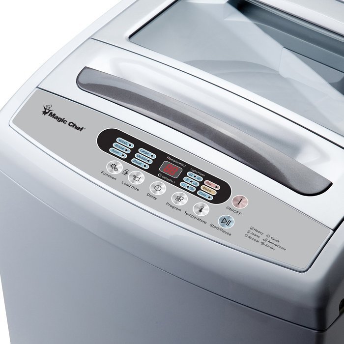 Magic Chef MCSTCW21W2 2.1 cu. ft. Topload Compact Washer, White