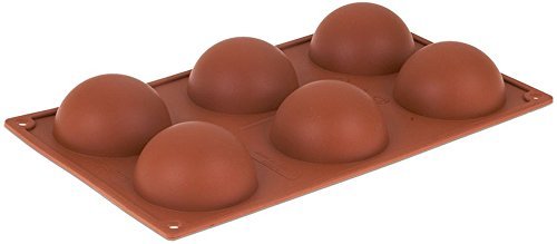 Pavoni Orange Non-Stick - 6 Half Rounds N3