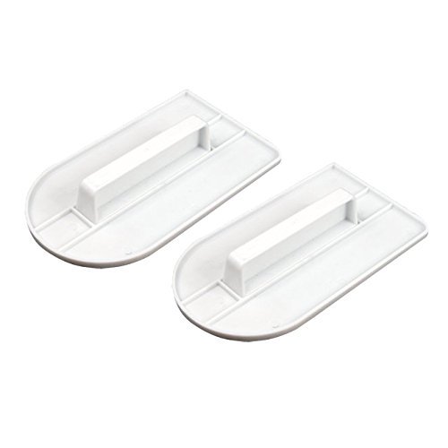 SODIAL(R) Cake Smoother Decorating Polisher Sugar Craft Sharp Edge Kitchen Modelling Tool-2 PCS N3