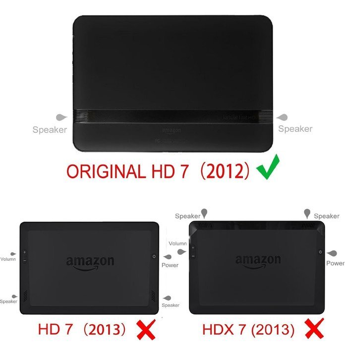 TOPCHANCES Auto Sleep/Wake Function 360 Degree Rotating Smart Case Cover for 8.9 inch Kindle Fire HD(2012 Version... N9