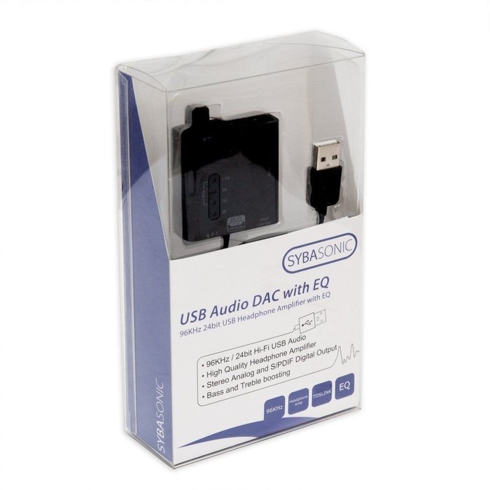 Hi-Fi 96Khz/24bit USB Headphone Amplifier Mini Stereo Amp with EQ and S/PDIF Out N3