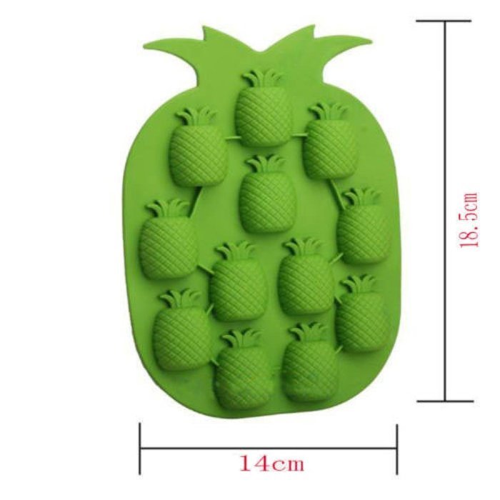 GOOTRADES Pineapple Ice Cube Chocolate Soap Tray Mold Silicone Party Maker N4