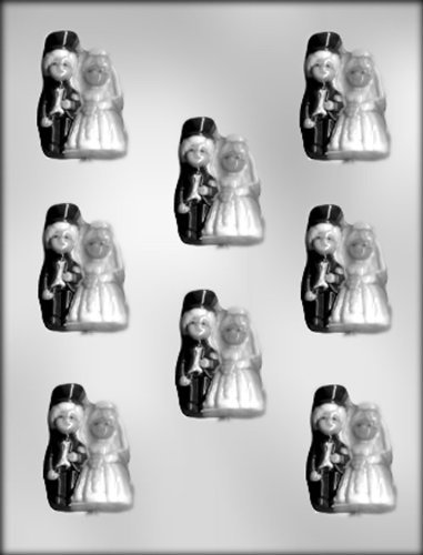 CK Products 2-1/4-Inch Bride & Groom Chocolate Mold