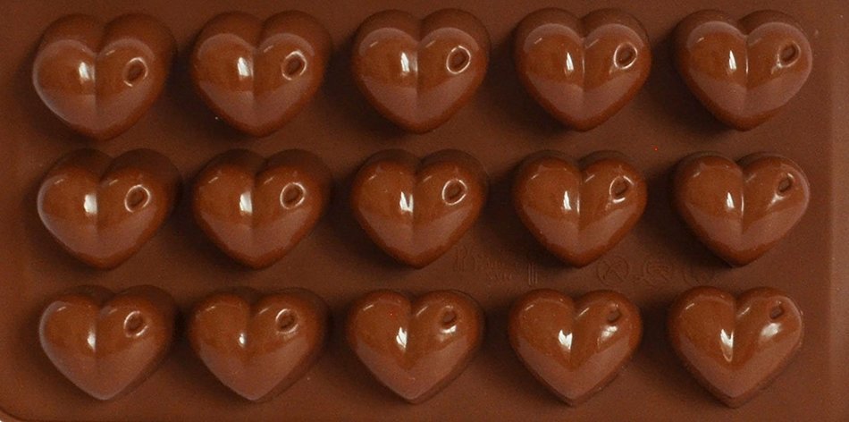 3s Supply Heart-shape Silicone Ice Chocolate Cake Jelly Candy Mould Mini Tray Pan Cube N4