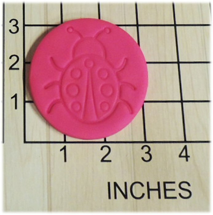 Lady Bug Fondant Cookie Cutter and Stamp #1308 N2